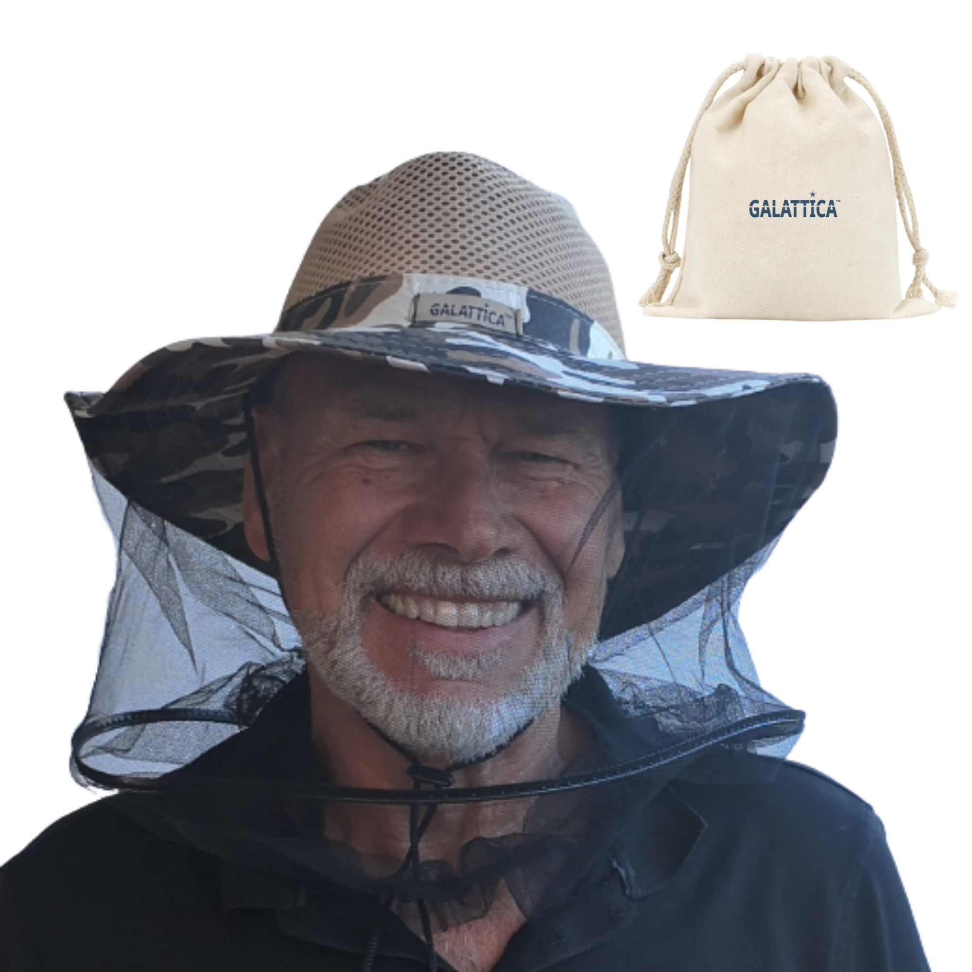 Fly Mosquito Hat with Bag